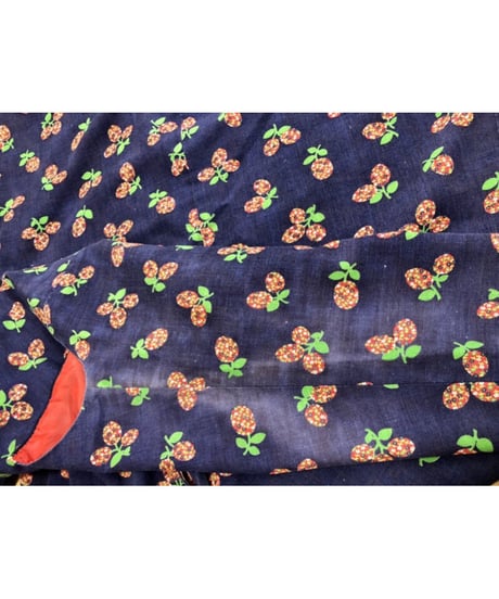 70's belly flower one-piece