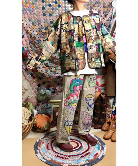 animal patch jacket