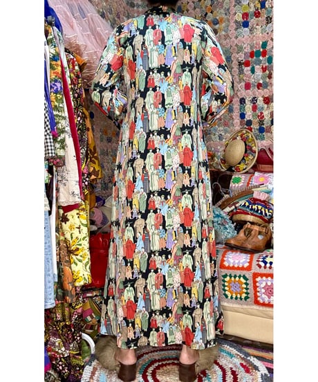oriental maxi dress