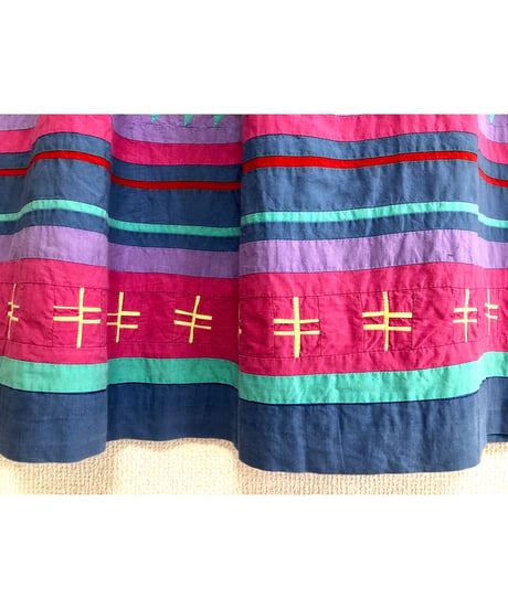 70's patchwork dress