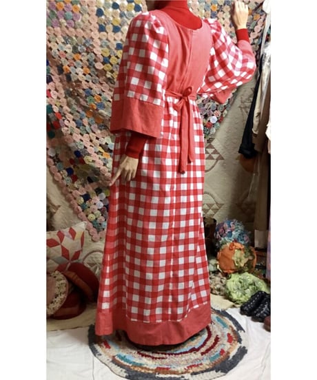 70's plaid dress