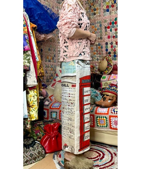 tea towel super wide leg pants A