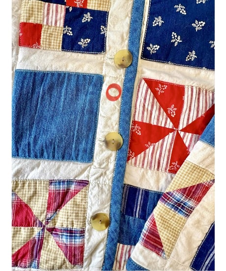 patchwork quilted jacket