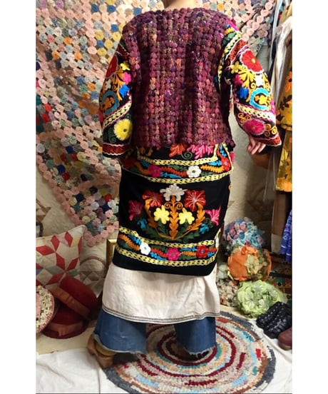 yo-yo quilt vest