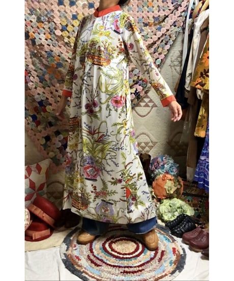 60's flower dress