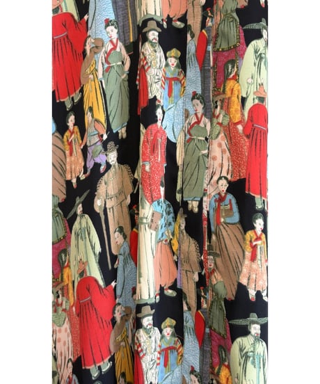 oriental maxi dress