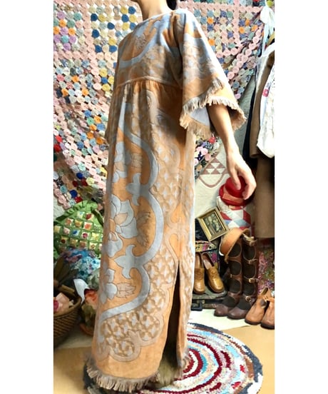 70s pile dress