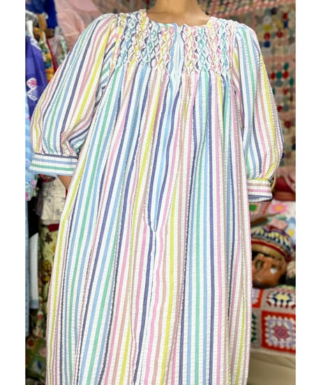 stripe easy dress