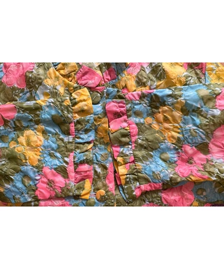 60s emboss flower robe