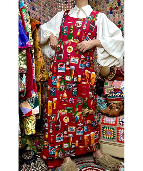 beer print dress