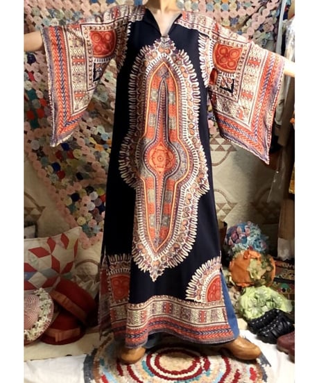 70's dashiki dress