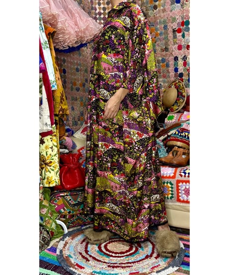 60s botanical dress