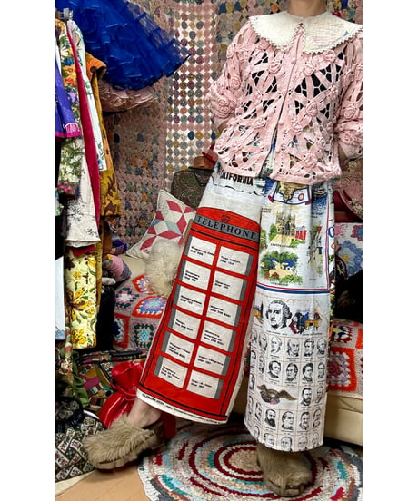 tea towel super wide leg pants A