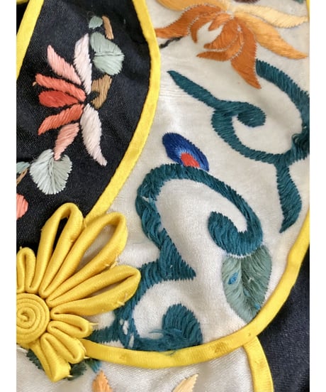 60's chinese embroidered robe