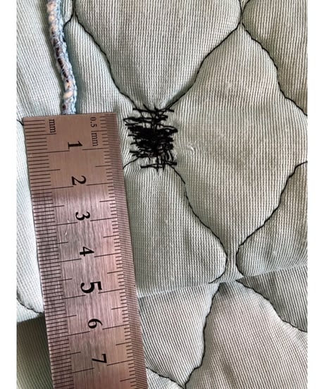 60's flower quilting dress