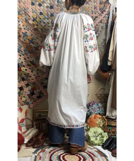 vintage ukrainian embroidered one-piece
