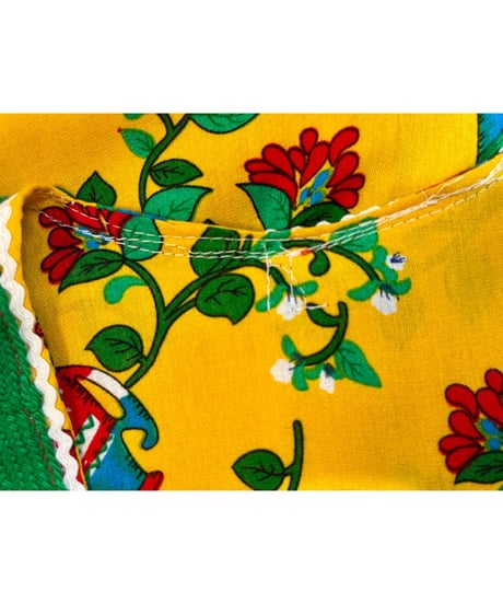 flower print rayon dress