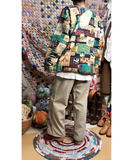 animal patch jacket