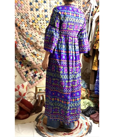60's flower dress