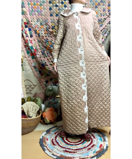 60s quilting robe