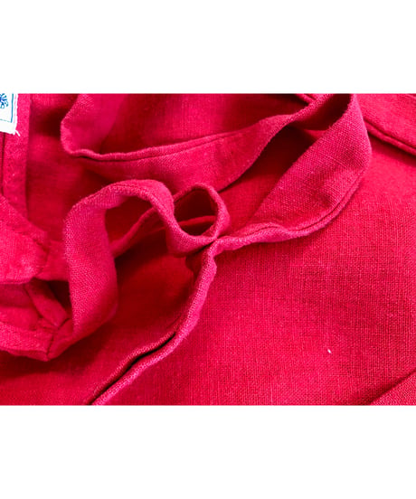 linen salopette pants