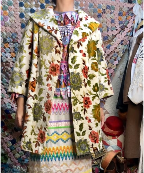 60s tapestry coat