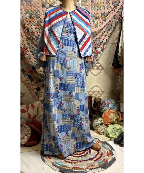 vintage patchwork vest