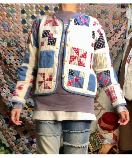 patchwork quilt jacket