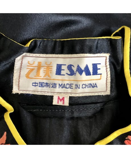 60's chinese embroidered robe