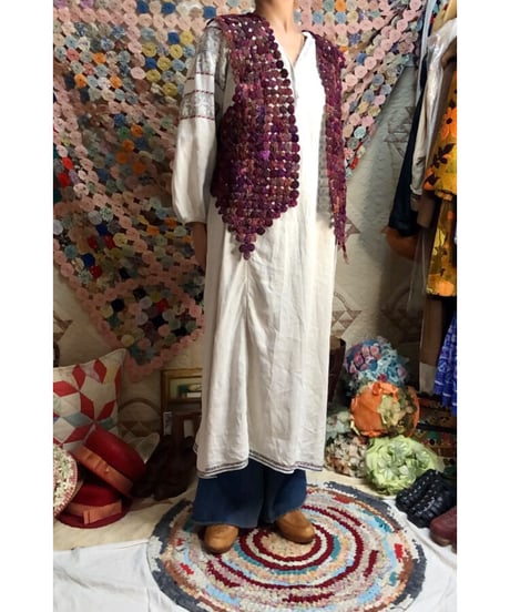 yo-yo quilt vest