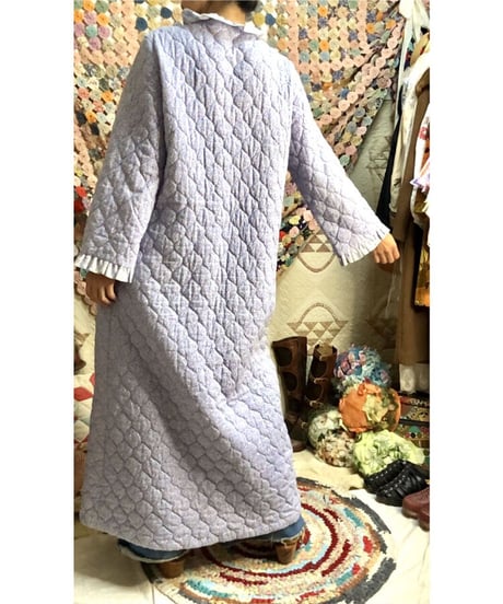 70's quilting flower dress