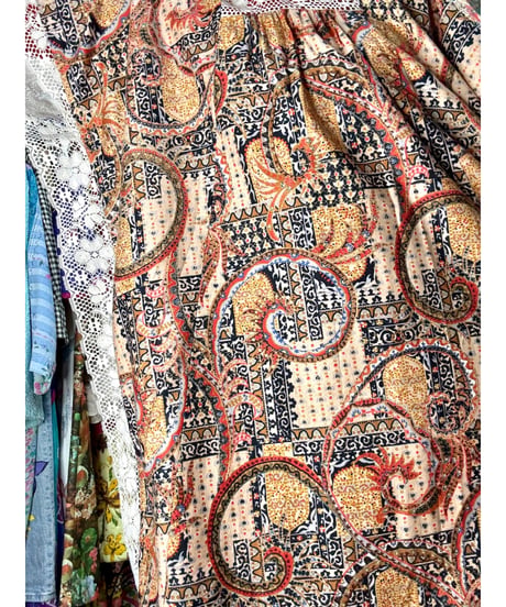 paisley maxi dress