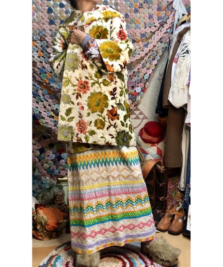 60s tapestry coat