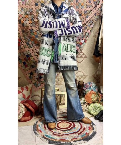 music tapestry fringe jacket
