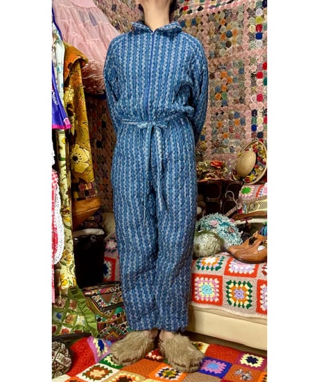 80s quilted jumpsuits