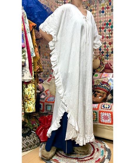 frill easy maxi dress