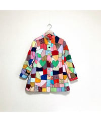 60-70s crazy quilt jacket