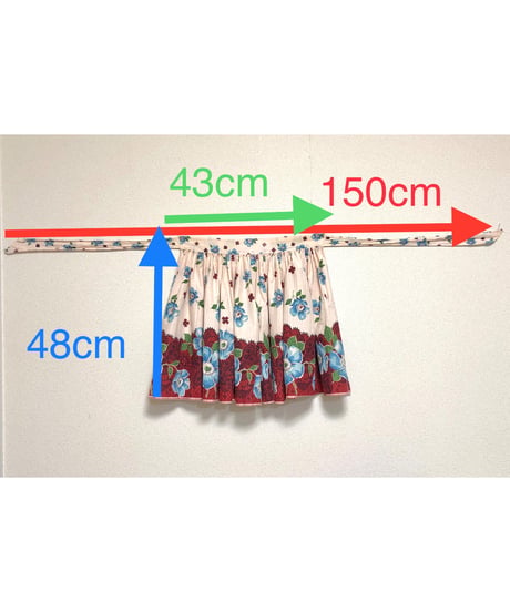 50s flower print apron