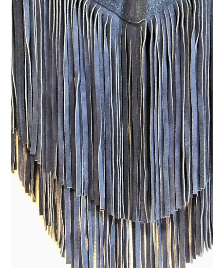 leather fringe collar