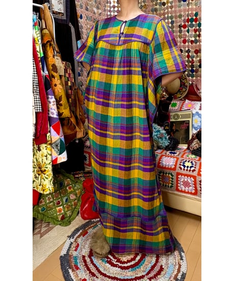 plaid easy dress