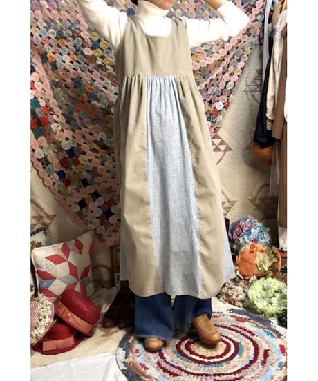 corduroy one-piece