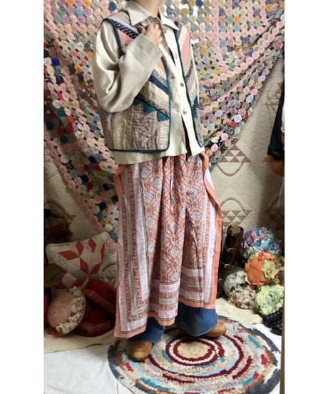 patchwork quilt vest