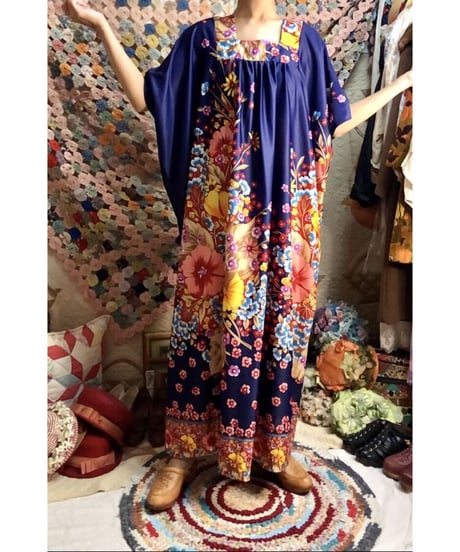 flower kaftan dress