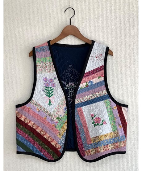 patchwork vest