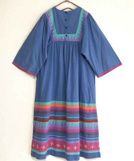 70's patchwork dress
