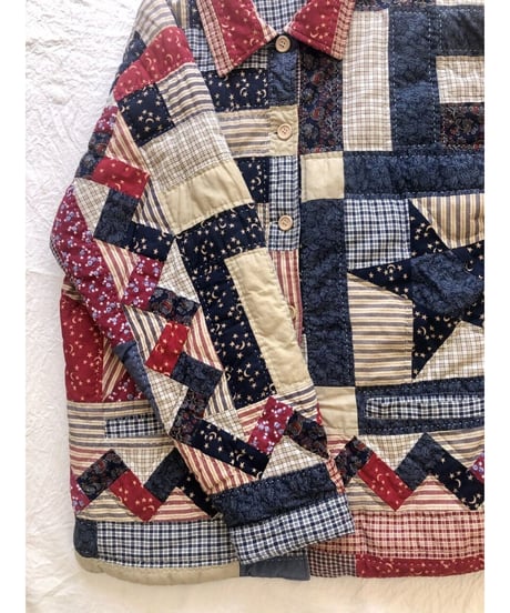 w.face  patchwork quilt  jacket
