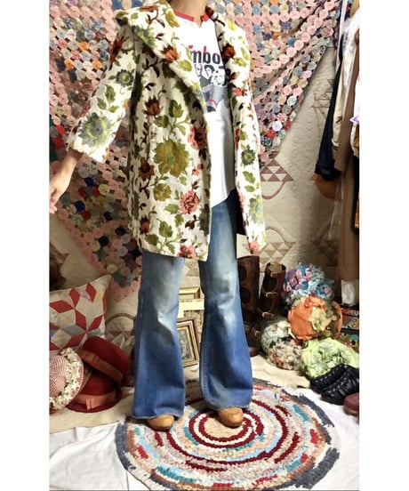 60's tapestry coat