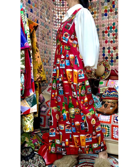 beer print dress