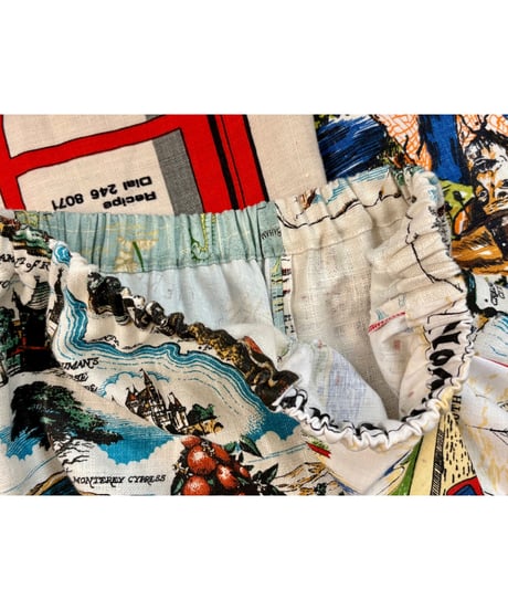 tea towel super wide leg pants A