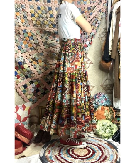 PHOOL indian cotton skirt